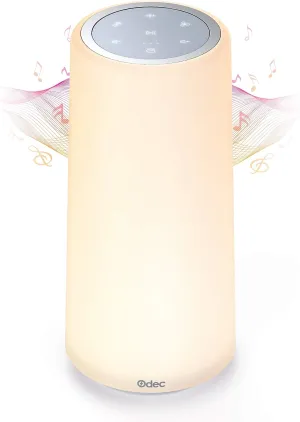 2-in-1 White Sound Machine & Dimmable Table Lamp with 24 Soothing Sounds   Touch Controls