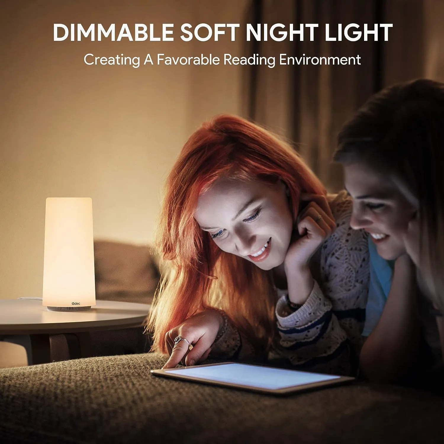 2-in-1 White Sound Machine & Dimmable Table Lamp with 24 Soothing Sounds   Touch Controls