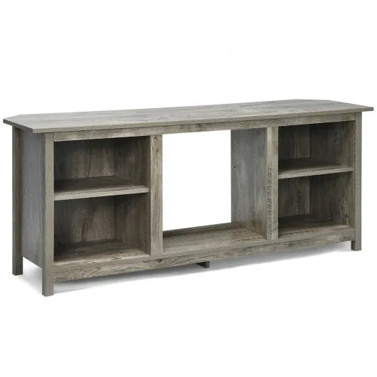 2-Tier Entertainment Media Console Center-Gray