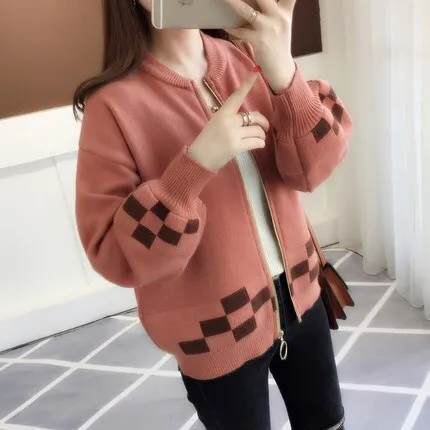 2018 autumn outfit sleeve knit cardigan