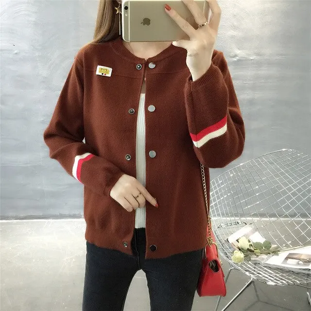 2018 New winter knitted coat