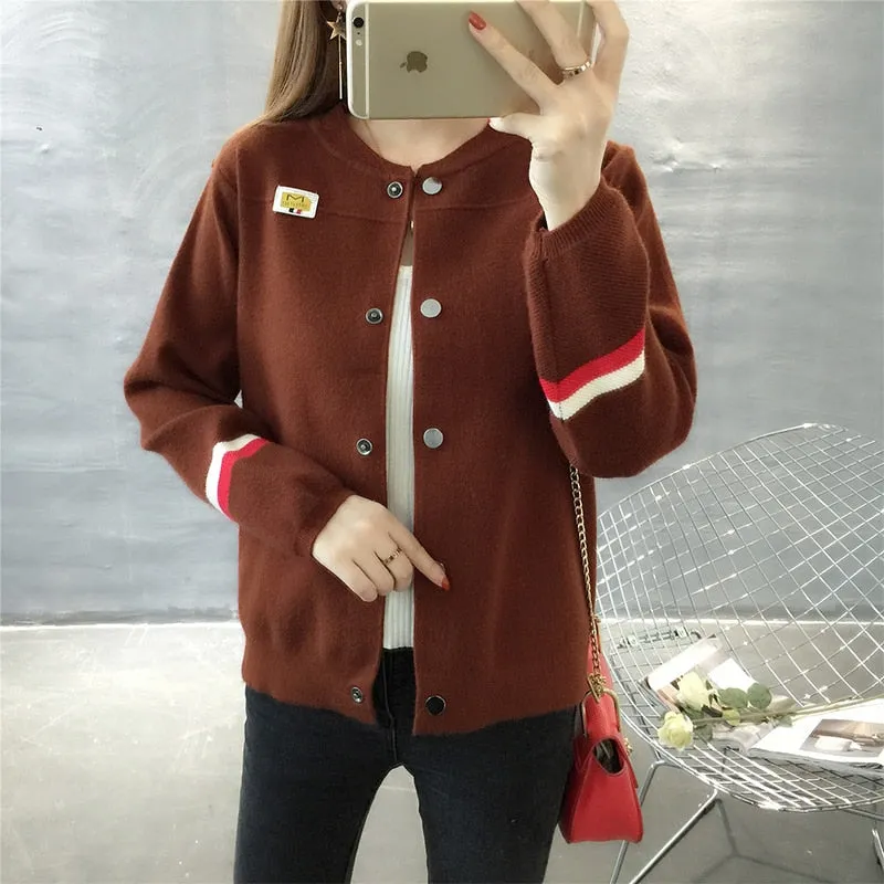 2018 New winter knitted coat