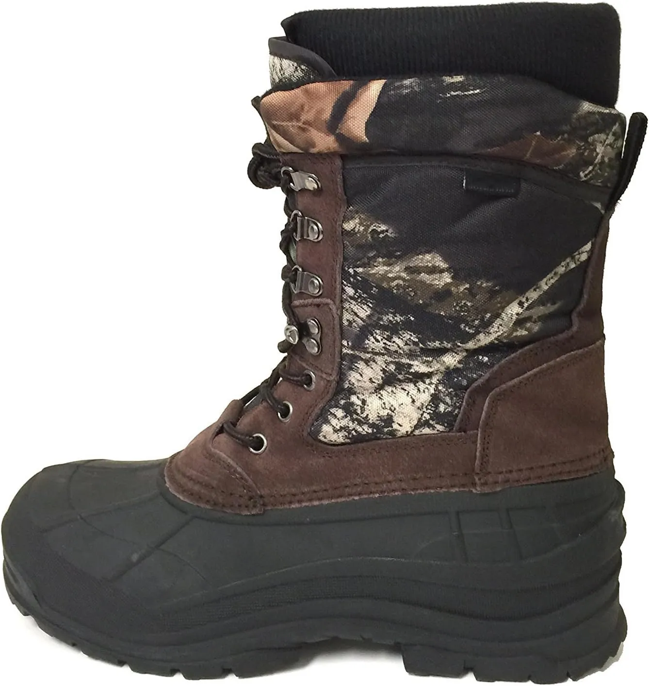 A10SB Men's Winter Boots Cold Weather 10" Waterproof Leather & Nylon Thermolite Insulated Snow Hunting Hiking Shoes