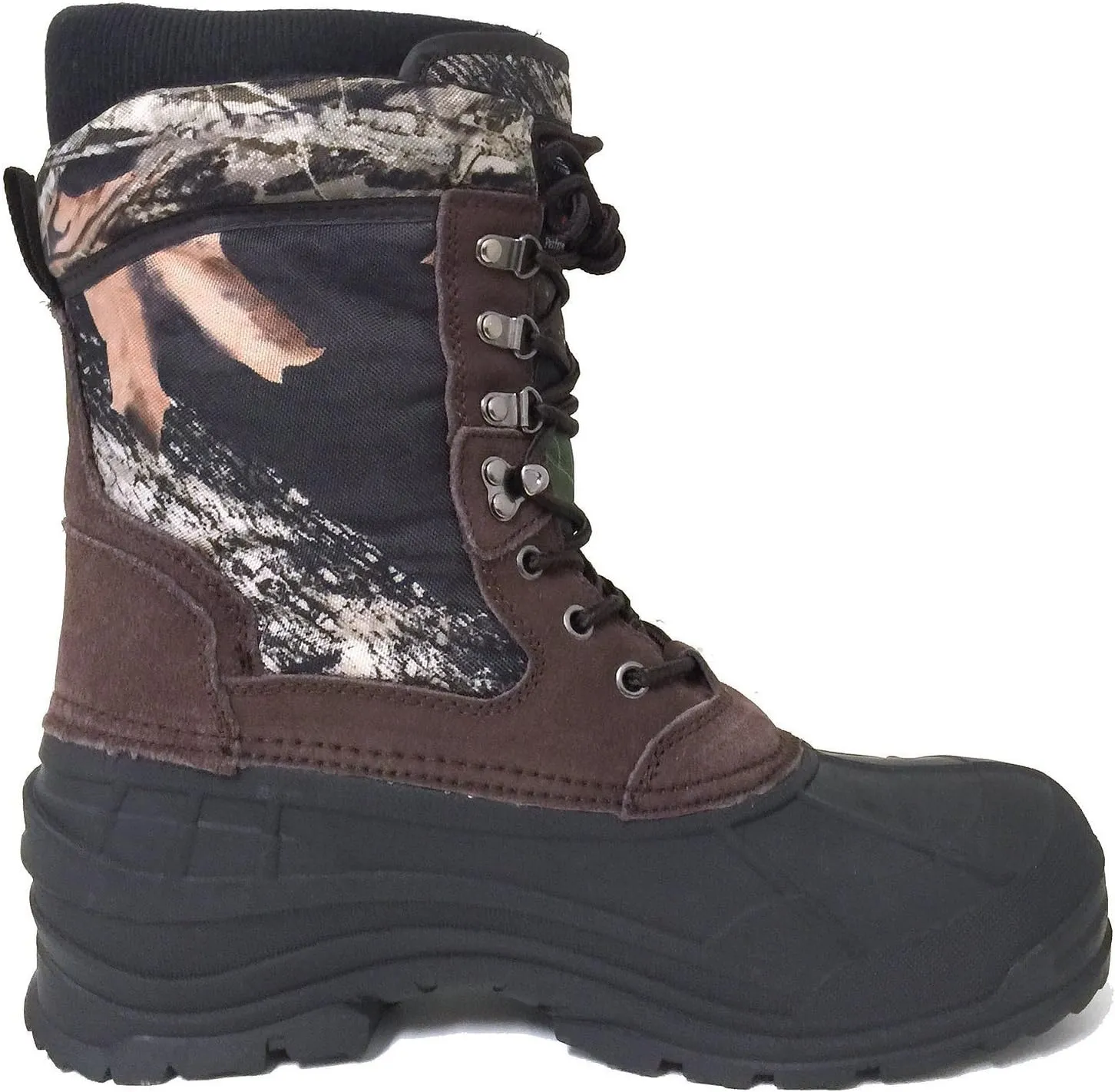 A10SB Men's Winter Boots Cold Weather 10" Waterproof Leather & Nylon Thermolite Insulated Snow Hunting Hiking Shoes