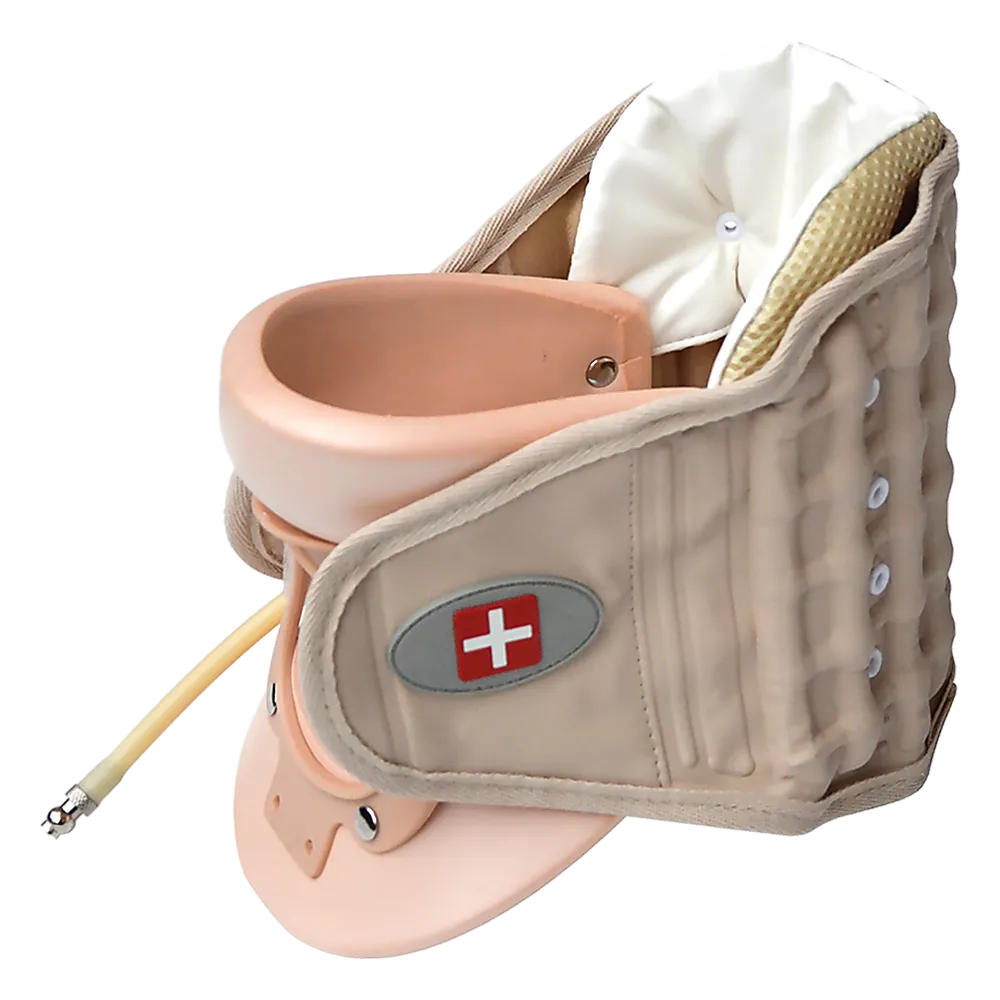 Adjustable Neck Traction Air Decompression Brace with Pump