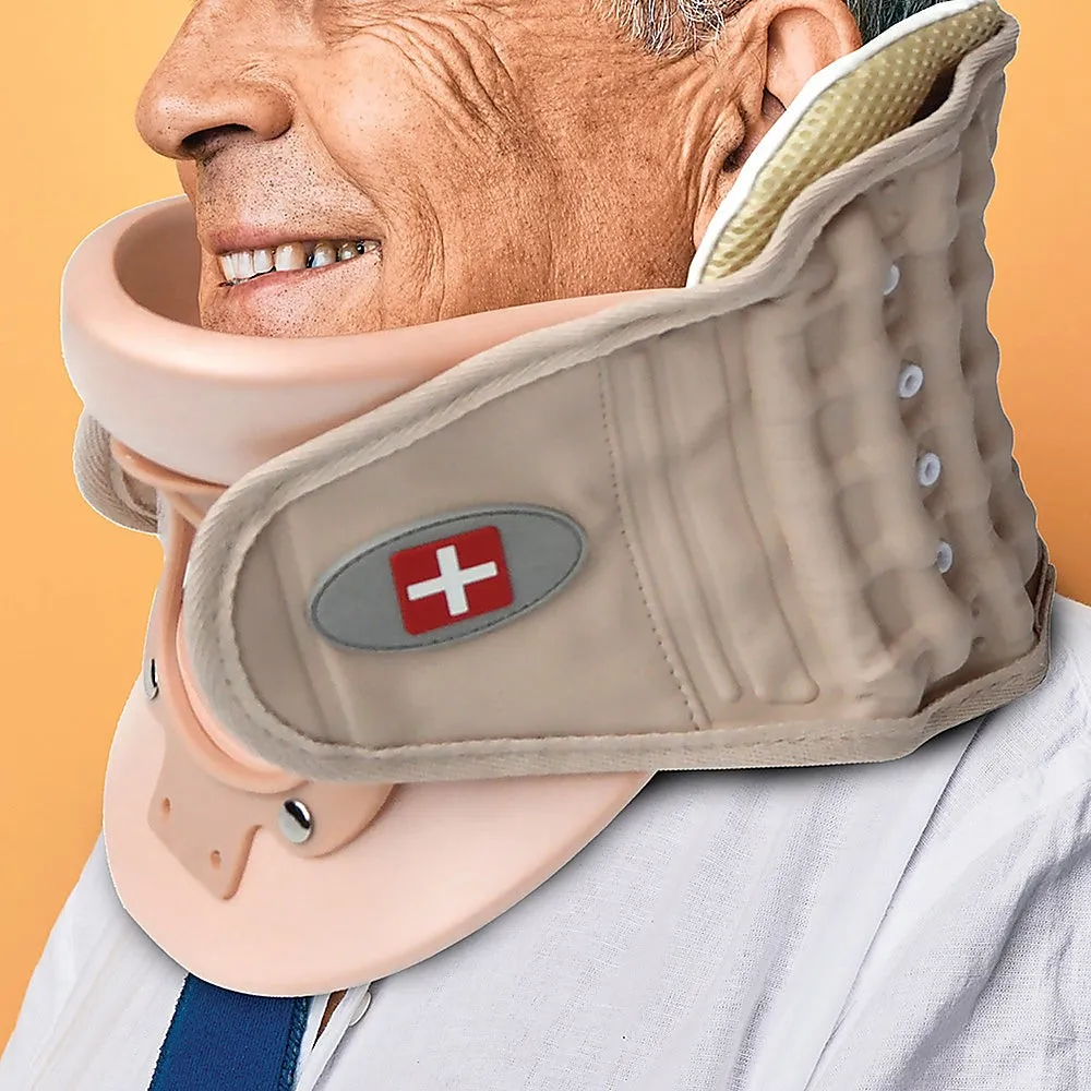Adjustable Neck Traction Air Decompression Brace with Pump