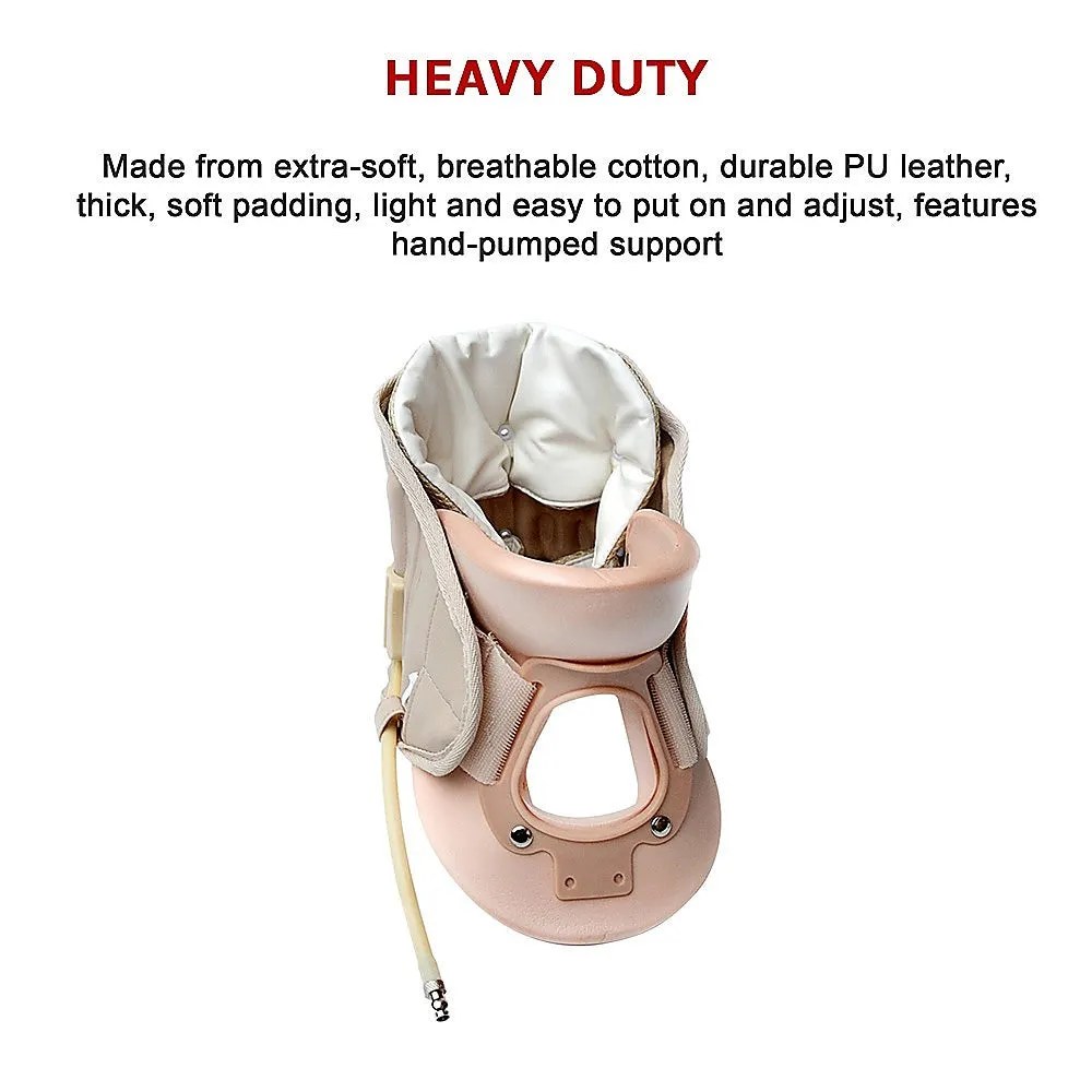 Adjustable Neck Traction Air Decompression Brace with Pump