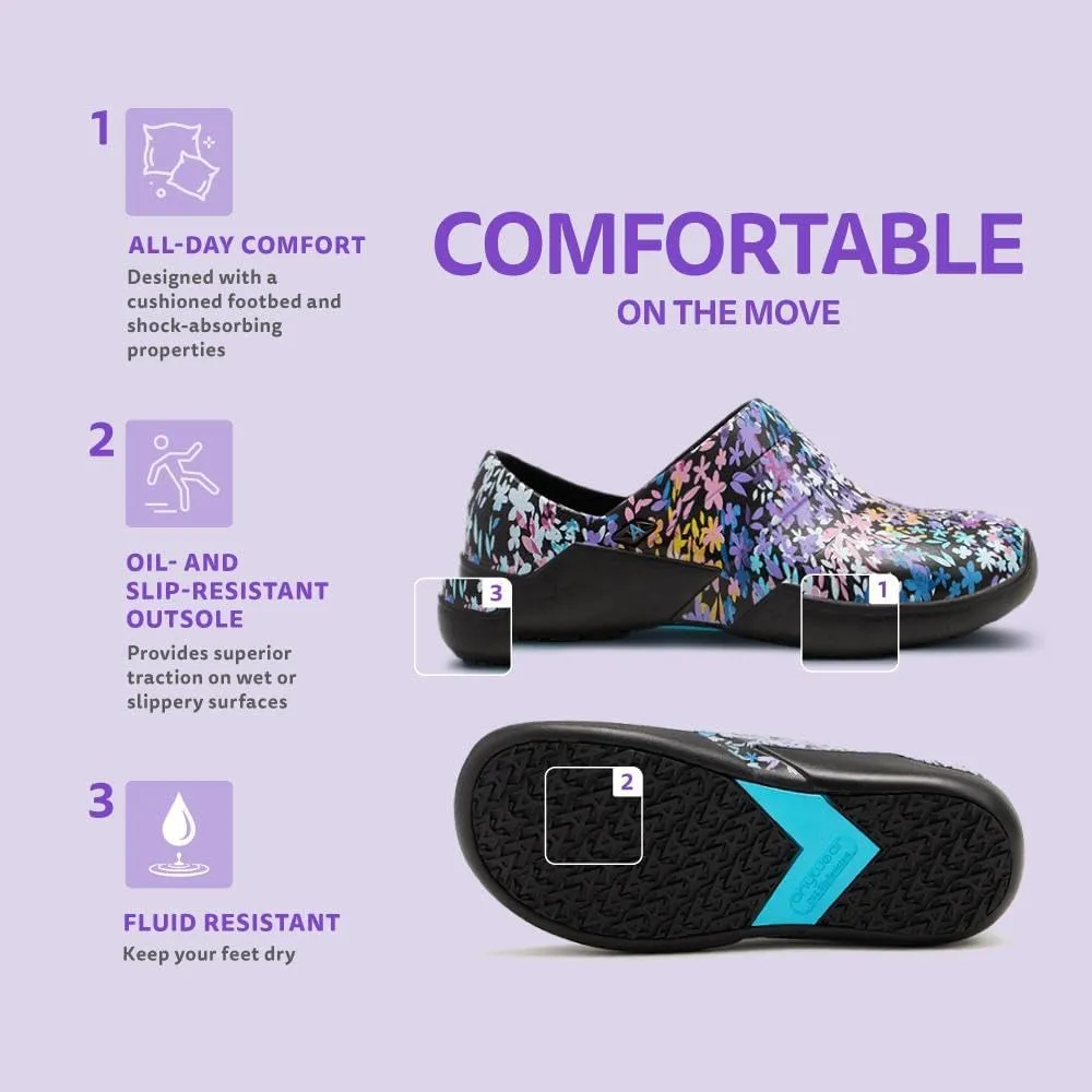 Anywear Journey Mens and Womens Clogs - Lightweight Waterproof Shoes with Superb EVA Cushioning for Gardening, Food Service, Medical Professionals