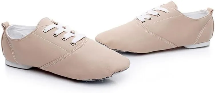 AOQUNFS Women's Jazz Dance Shoes Split Sole Practice Dance Shoes for Girls,Model TJ-JS