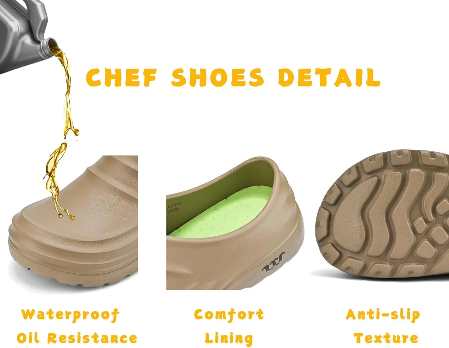 Armadillo Clogs for Men Women,Armadillo Chef Shoes Waterproof Work Shoes for NurseSafety Oil Resistant Clogs