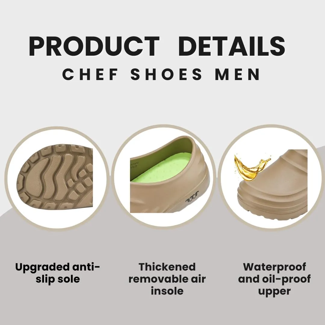 Armadillo Clogs for Women Men Armadillo Chef Shoes Comfortable Non Slip Nurse Work Shoes, Ideal for Healthcare Kitchen Food Service