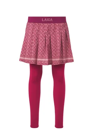 Athleisure Skirted Legging - Magenta