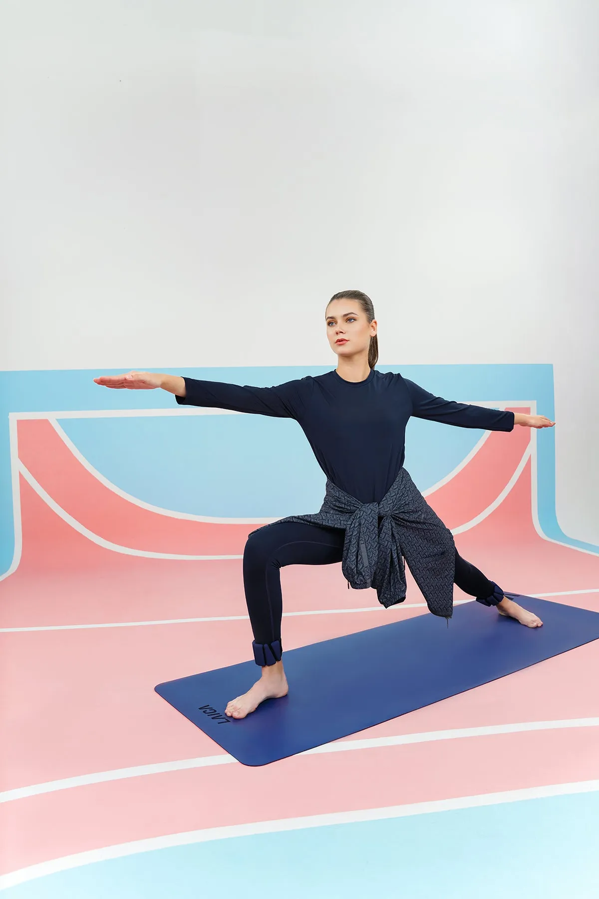 Athleisure Top - Navy