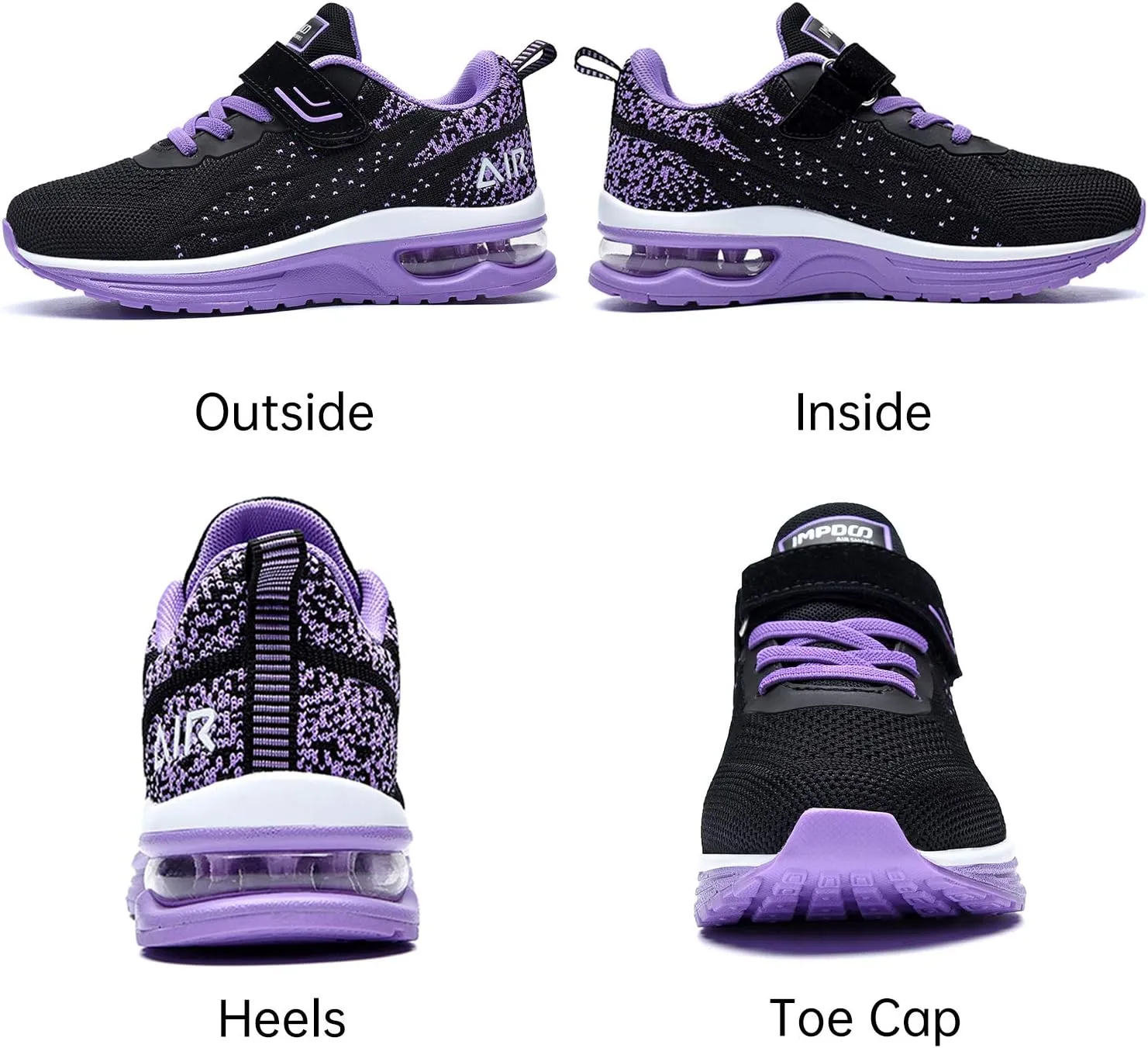 Autper Kids Air Tennis Running Shoes Memory Foam Athletic Lightweight Sports Walking Sneakers for Boys Girls (Little Kid/Big Kid)