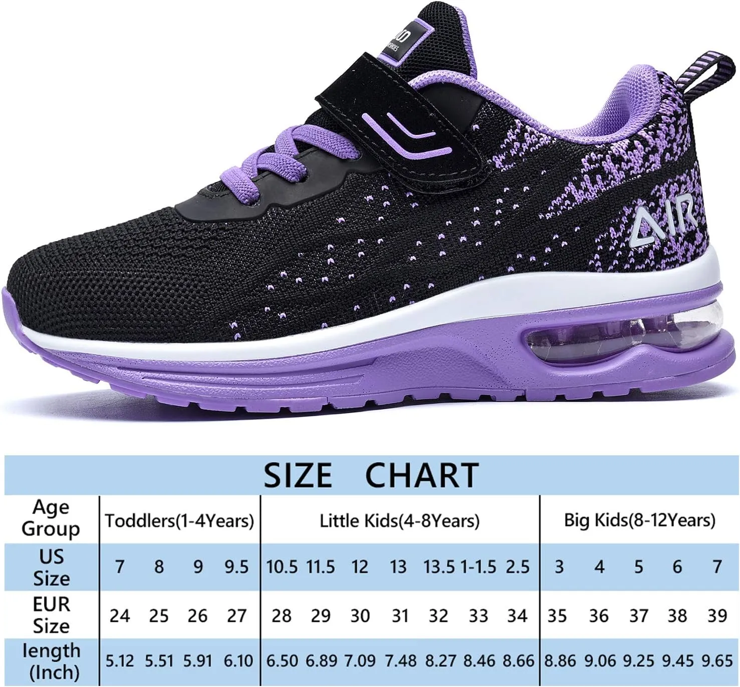 Autper Kids Air Tennis Running Shoes Memory Foam Athletic Lightweight Sports Walking Sneakers for Boys Girls (Little Kid/Big Kid)