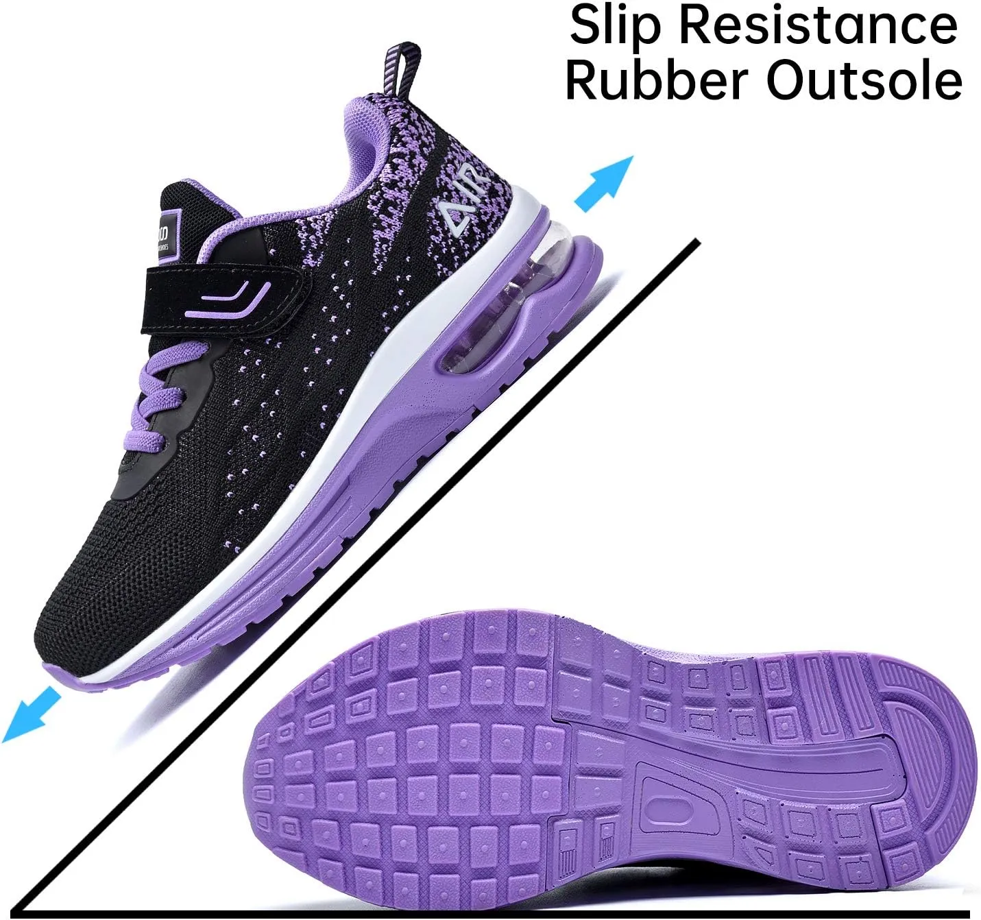 Autper Kids Air Tennis Running Shoes Memory Foam Athletic Lightweight Sports Walking Sneakers for Boys Girls (Little Kid/Big Kid)