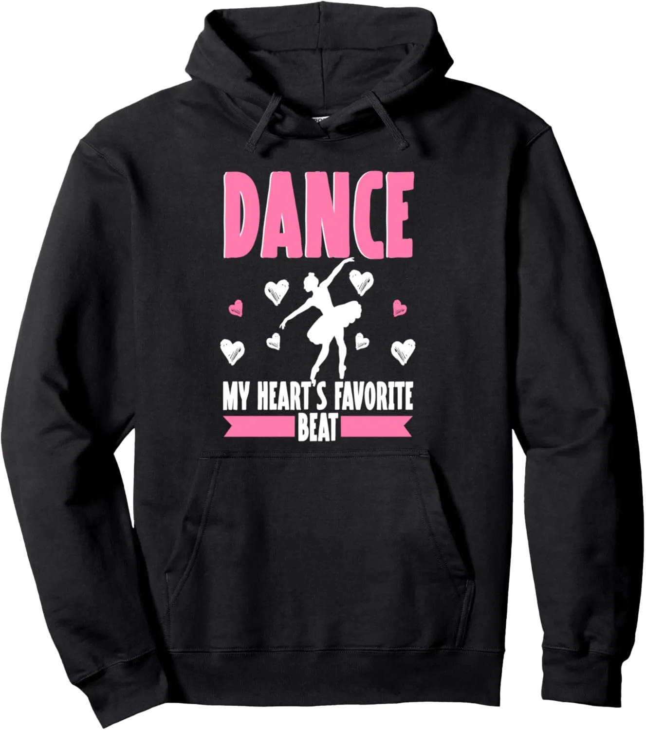 Ballet Ballerina Dancing Pointe Shoes Pirouette Women Kids Pullover Hoodie