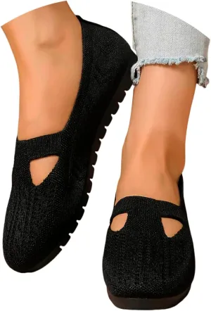 Ballet Flats Shoes for Women Wide Comfortable Round Toe Slip On Ballet Flats Casual Women's Flats for Walking Shoes