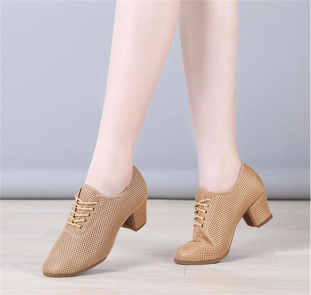 Ballroom Dance Shoes, Dancing Shoes for Ladies Female Salsa Latin Tango Practice Performance Shoes