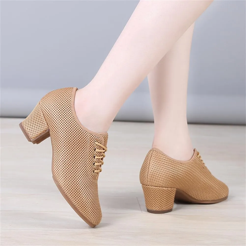 Ballroom Dance Shoes, Dancing Shoes for Ladies Female Salsa Latin Tango Practice Performance Shoes