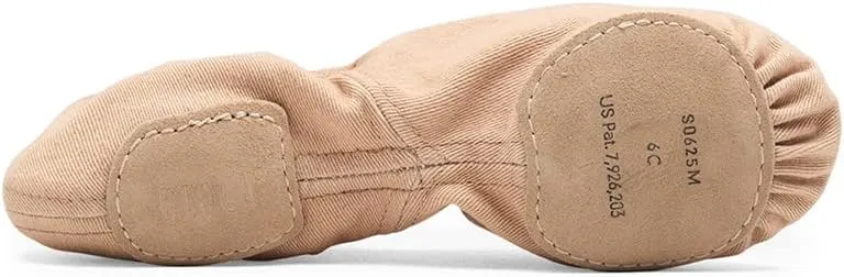 Bloch Dance Men's Synchrony Split Sole Stretch Canvas Ballet Slipper / Shoe