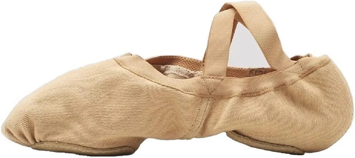 Bloch Dance Men's Synchrony Split Sole Stretch Canvas Ballet Slipper / Shoe