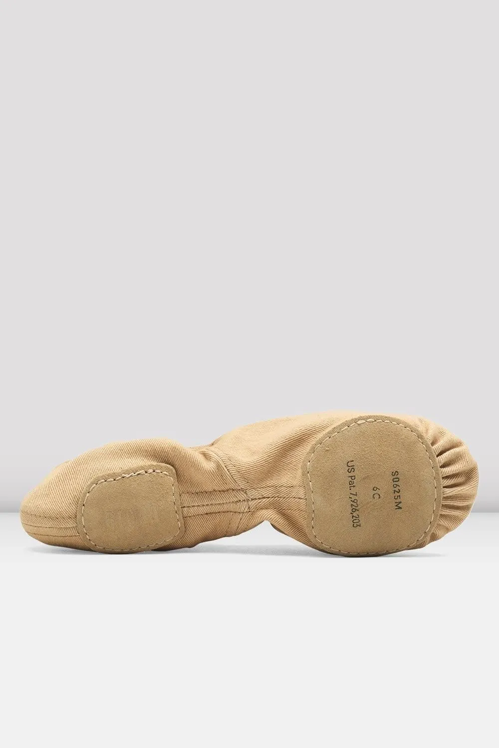 Bloch Dance Men's Synchrony Split Sole Stretch Canvas Ballet Slipper / Shoe