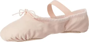 Bloch girls Bloch Girl's Dansoft Ii Leather Split Sole Ballet Shoe/Slipper Dance Shoe, Theatrical Pink, 13.5 Narrow Little Kid US