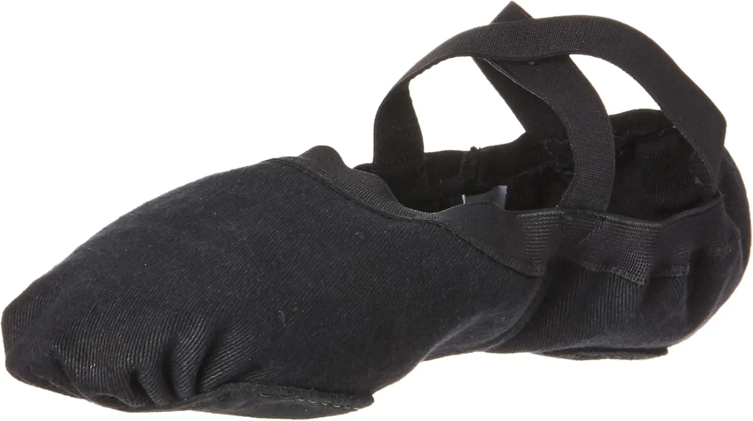 Bloch Men's Dance Synchrony Split Sole Stretch Canvas Ballet Slipper/Shoe, Black, 9.5 B US