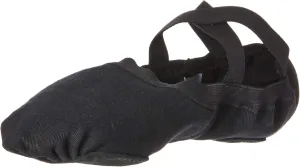 Bloch Men's Dance Synchrony Split Sole Stretch Canvas Ballet Slipper/Shoe, Black, 9.5 B US