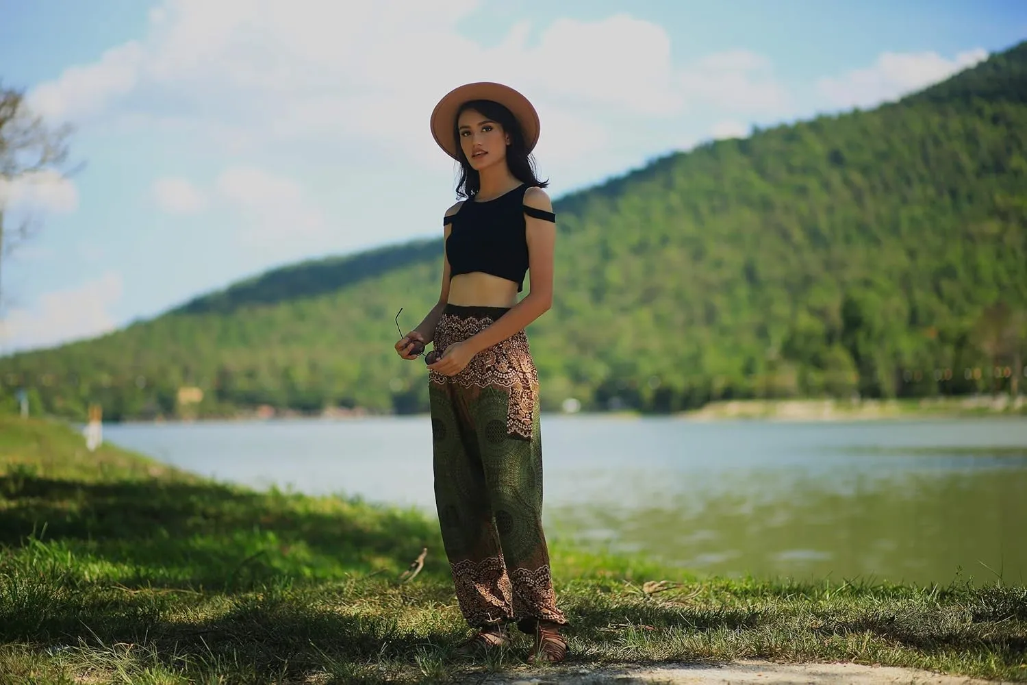 Boho Pants Harem Pants Yoga Trousers for Woman Bohemian Beach Pants