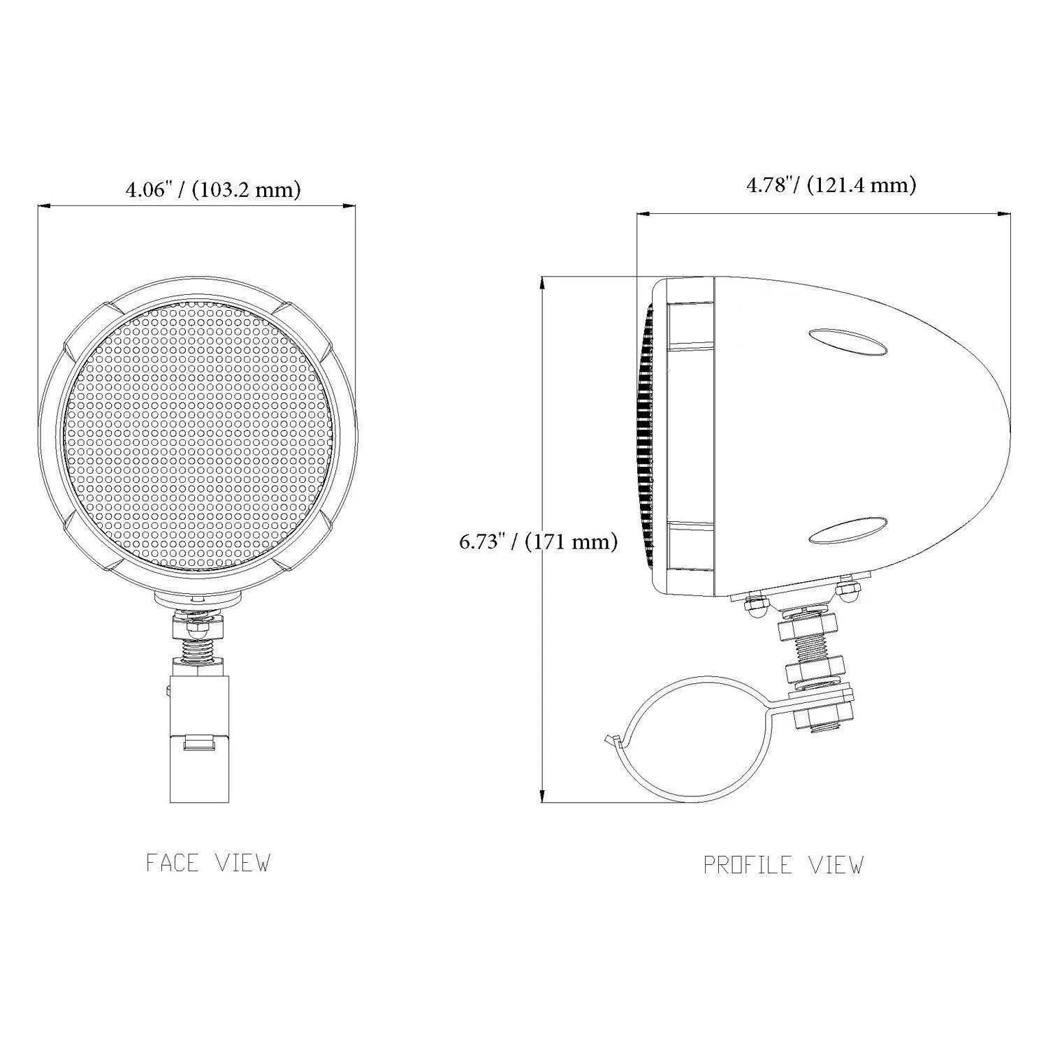 Boss Audio 3in Black 2-Channel Amplified Motorcycle/ATV 600W Weatherproof Speaker Kit
