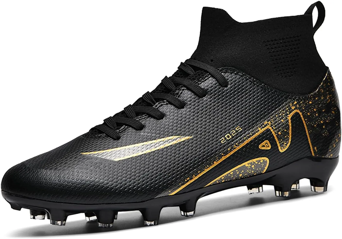 Boys' and Girls' Soccer Shoes TF Training Shoe Breathable, Anti Slip, Lightweight Sports Cleats for Boys and Girls' Football Suitable for Artificial Grass