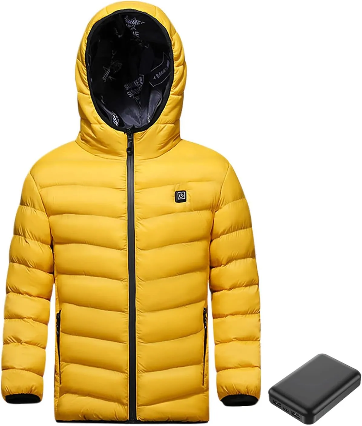Boys Girls Heated Jacket Electric USB Rechargeable Outwear Children Hoodie Heated Coat Thermal Body Warmer Jackets