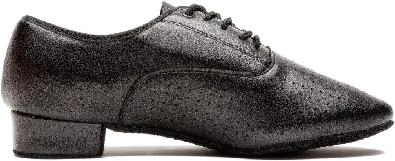 Breathable Lace-up Dancing Leather Latin Shoes for Men Salsa, Tango,Ballroom,Viennese Waltz