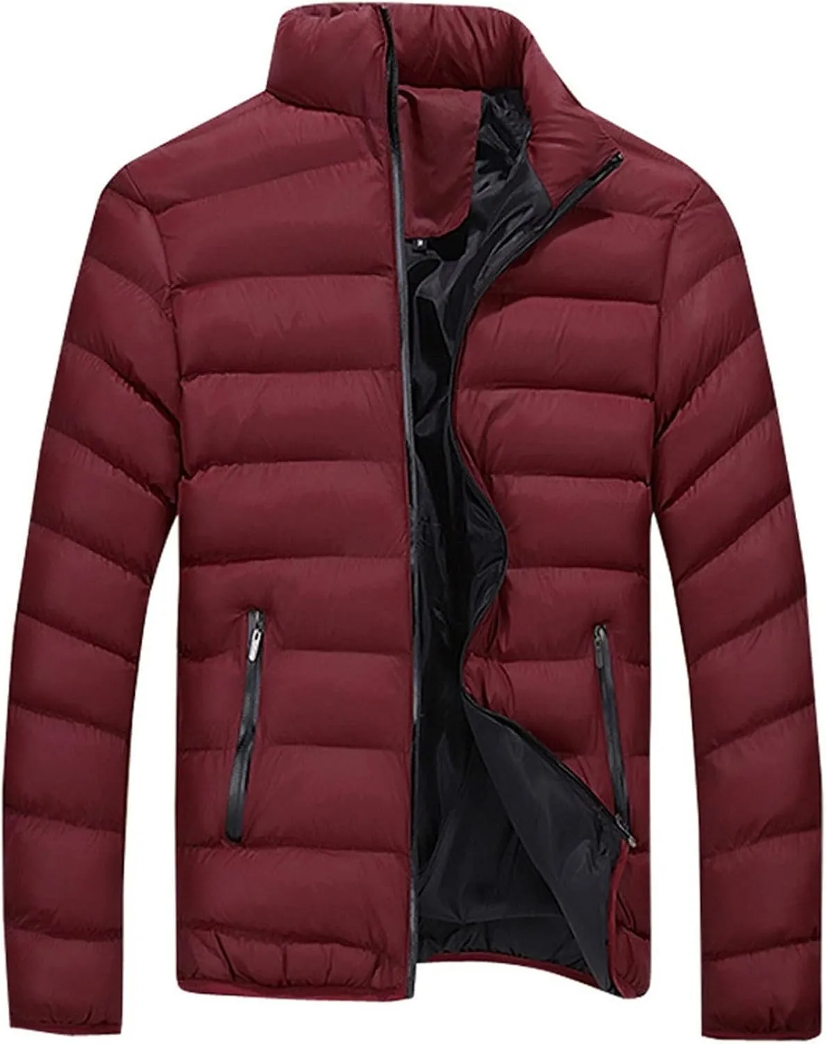 Bubble Coat Men Puffer Winter Warm Slim Fit Thick Down Coat Casual Jacket Outerwear Top Men Jackets Winter