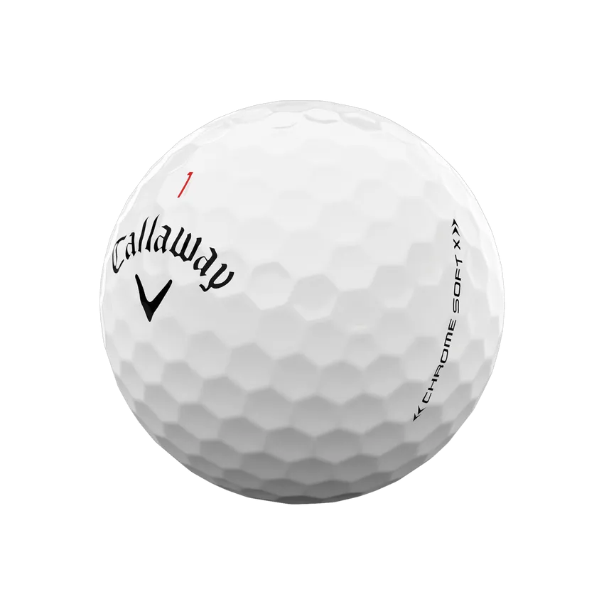 Callaway 2022 Chrome Soft X Golf Balls White 12 Pack