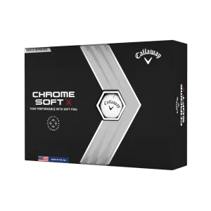 Callaway 2022 Chrome Soft X Golf Balls White 12 Pack