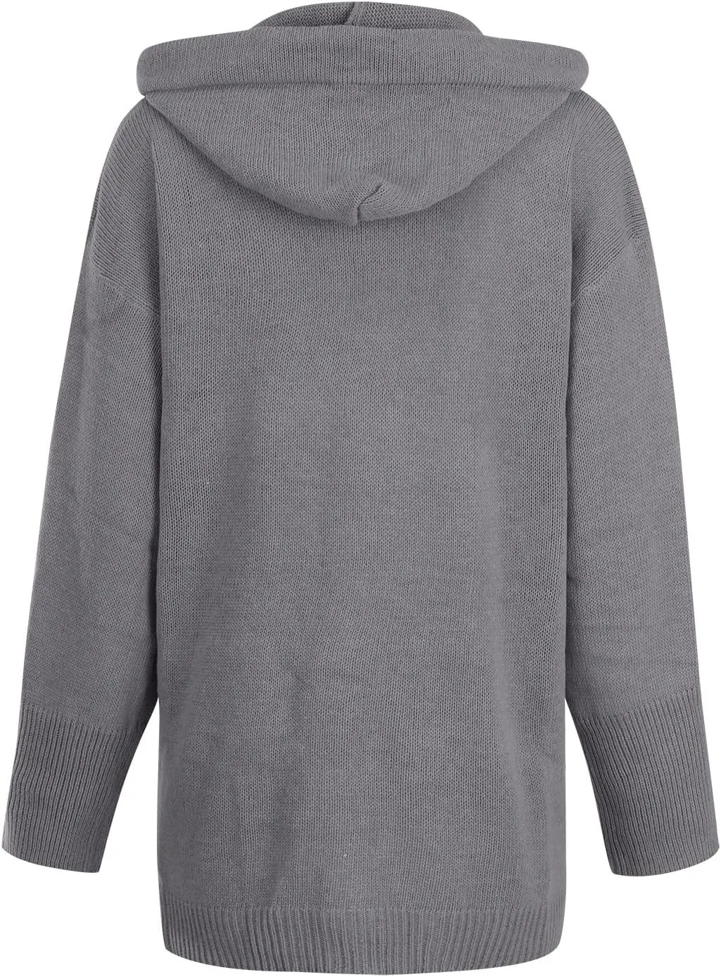 ChicCrate Fall Sweaters for Women Trendy Chunky Knit Open Front Cardigan Button Down Long Sleeve Shirt Loose Plus Size Tops