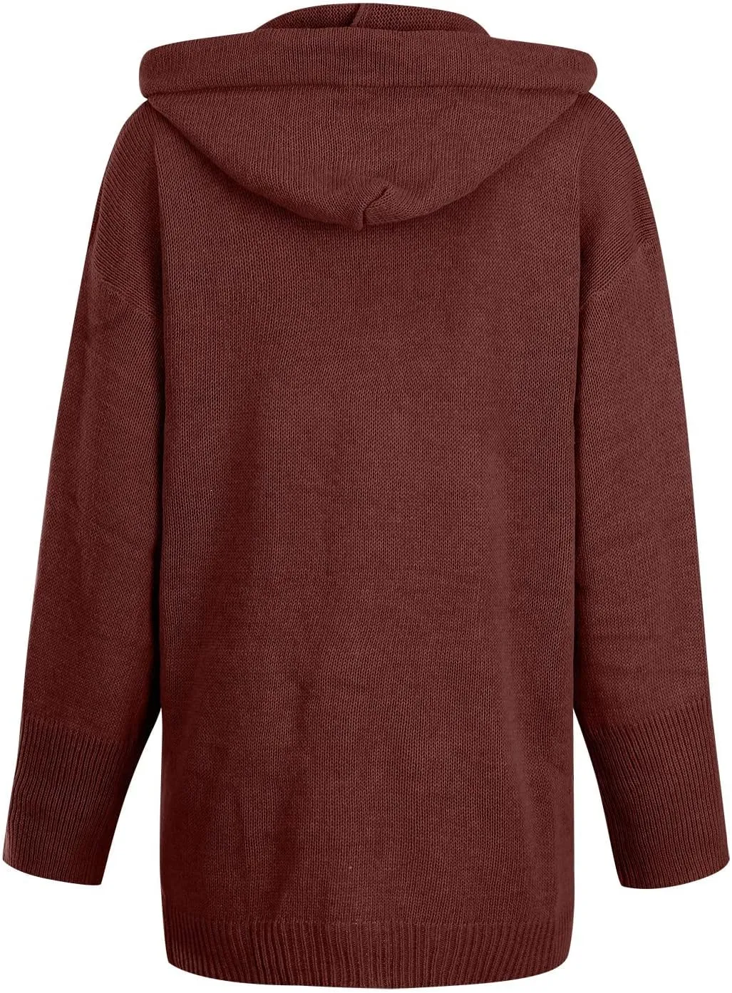 ChicCrate Fall Sweaters for Women Trendy Chunky Knit Open Front Cardigan Button Down Long Sleeve Shirt Loose Plus Size Tops