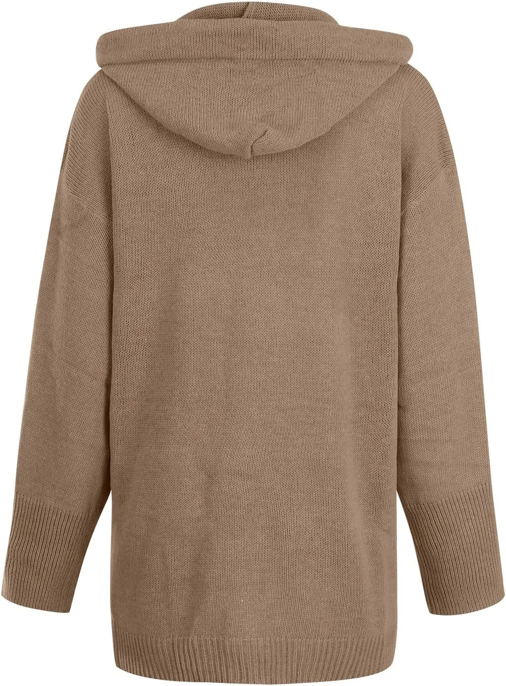 ChicCrate Fall Sweaters for Women Trendy Chunky Knit Open Front Cardigan Button Down Long Sleeve Shirt Loose Plus Size Tops