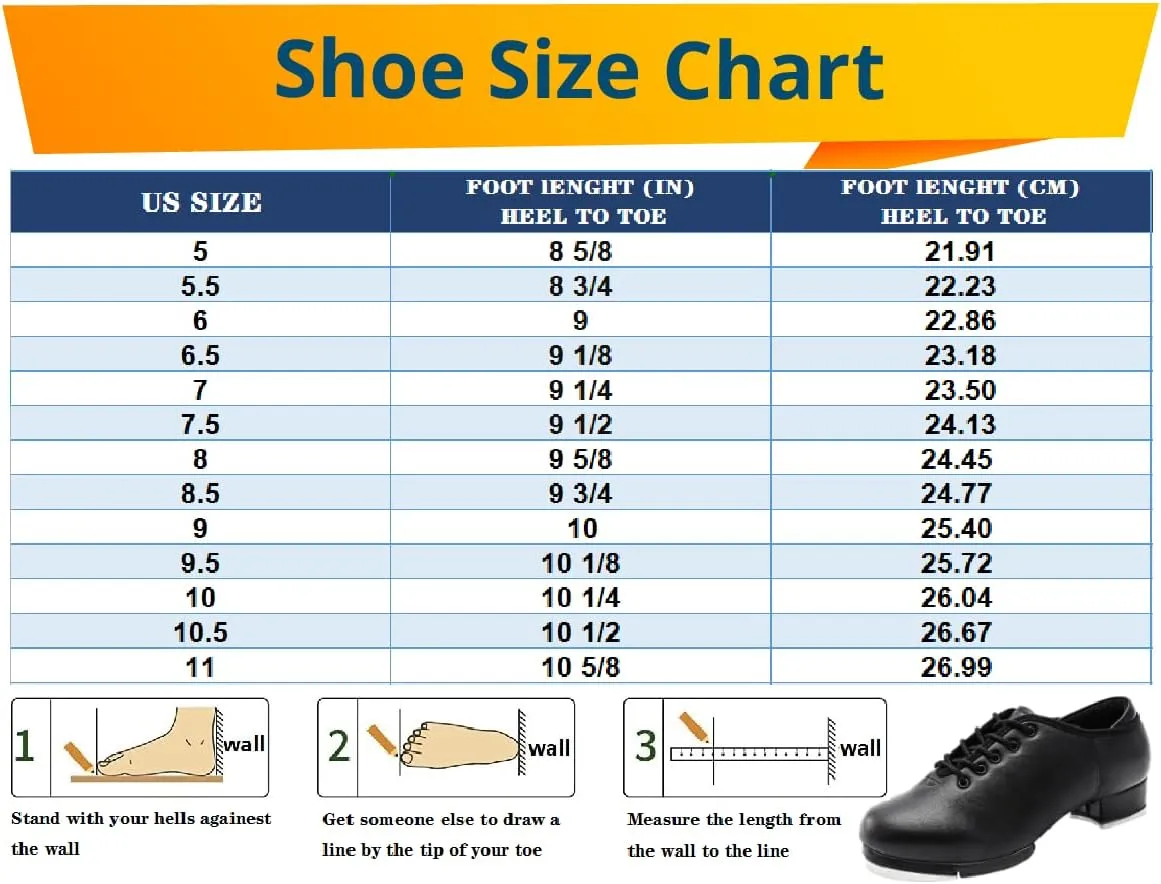 Child Jazz Tap Dance Shoes for Unisex Girls and Boys, Black