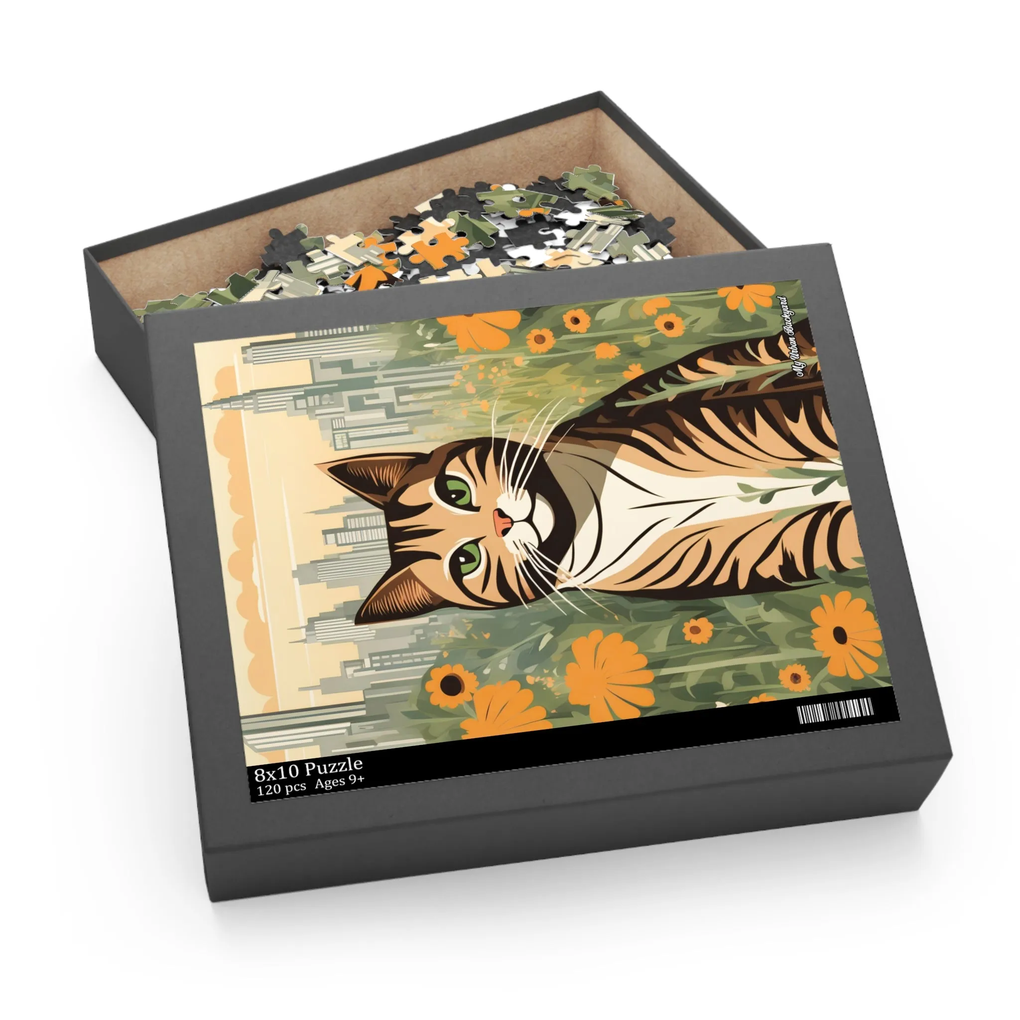 City Tabby, Jigsaw Puzzle, (120, 252, or 500-Piece)
