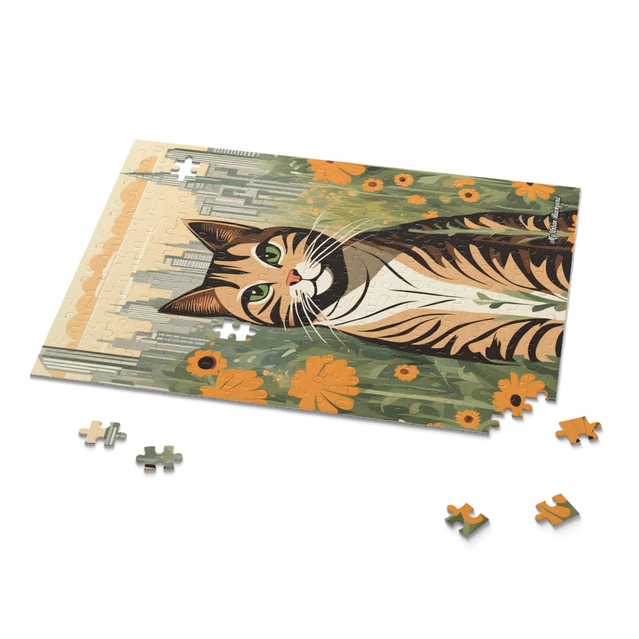 City Tabby, Jigsaw Puzzle, (120, 252, or 500-Piece)