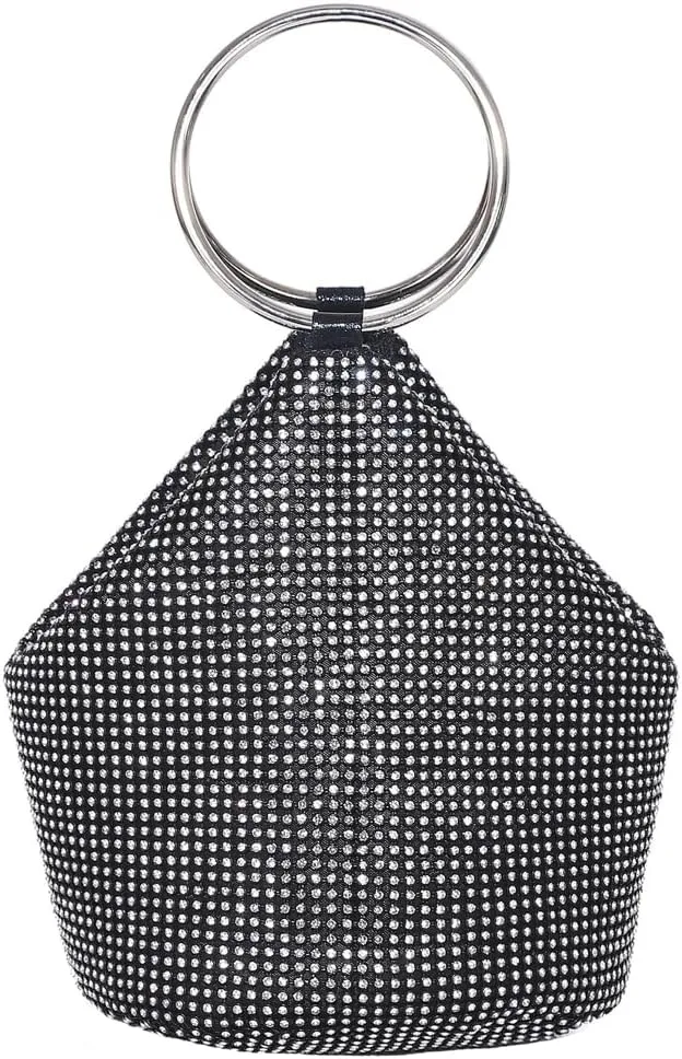 Clutch Purses for Women Rhinestone Evening Bag Handbags Sparkly Evening Clutch Top Handle Bags for Party Prom Wedding