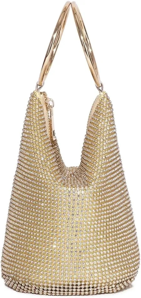Clutch Purses for Women Rhinestone Evening Bag Handbags Sparkly Evening Clutch Top Handle Bags for Party Prom Wedding