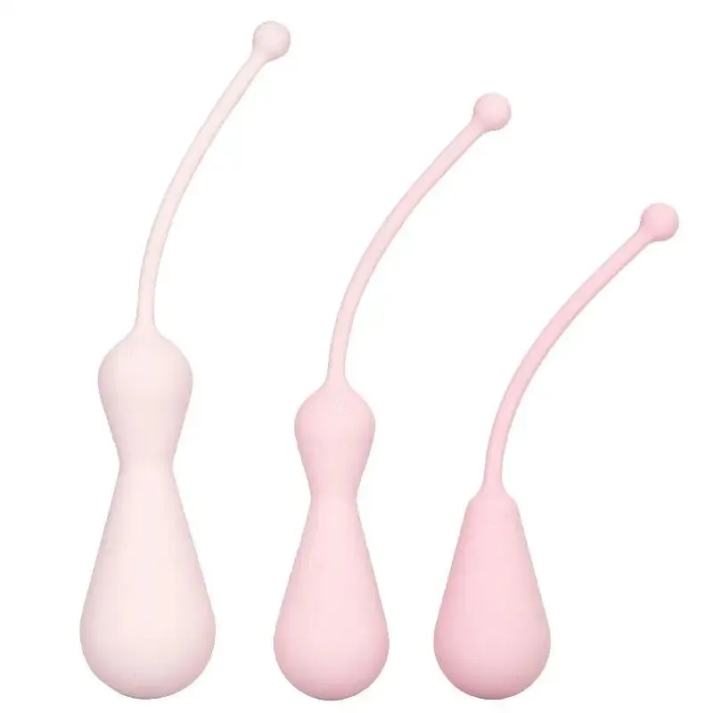 Colt 3-piece Inspire Weighted Silicone Kegel Kit with Retrieval Cords