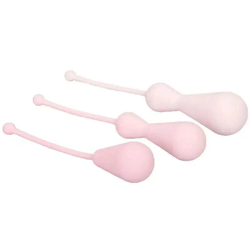 Colt 3-piece Inspire Weighted Silicone Kegel Kit with Retrieval Cords