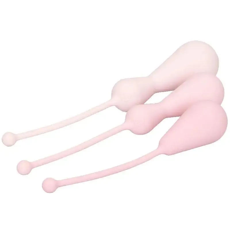 Colt 3-piece Inspire Weighted Silicone Kegel Kit with Retrieval Cords