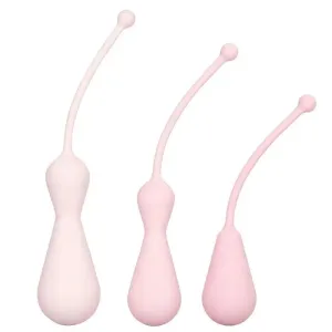 Colt 3-piece Inspire Weighted Silicone Kegel Kit with Retrieval Cords